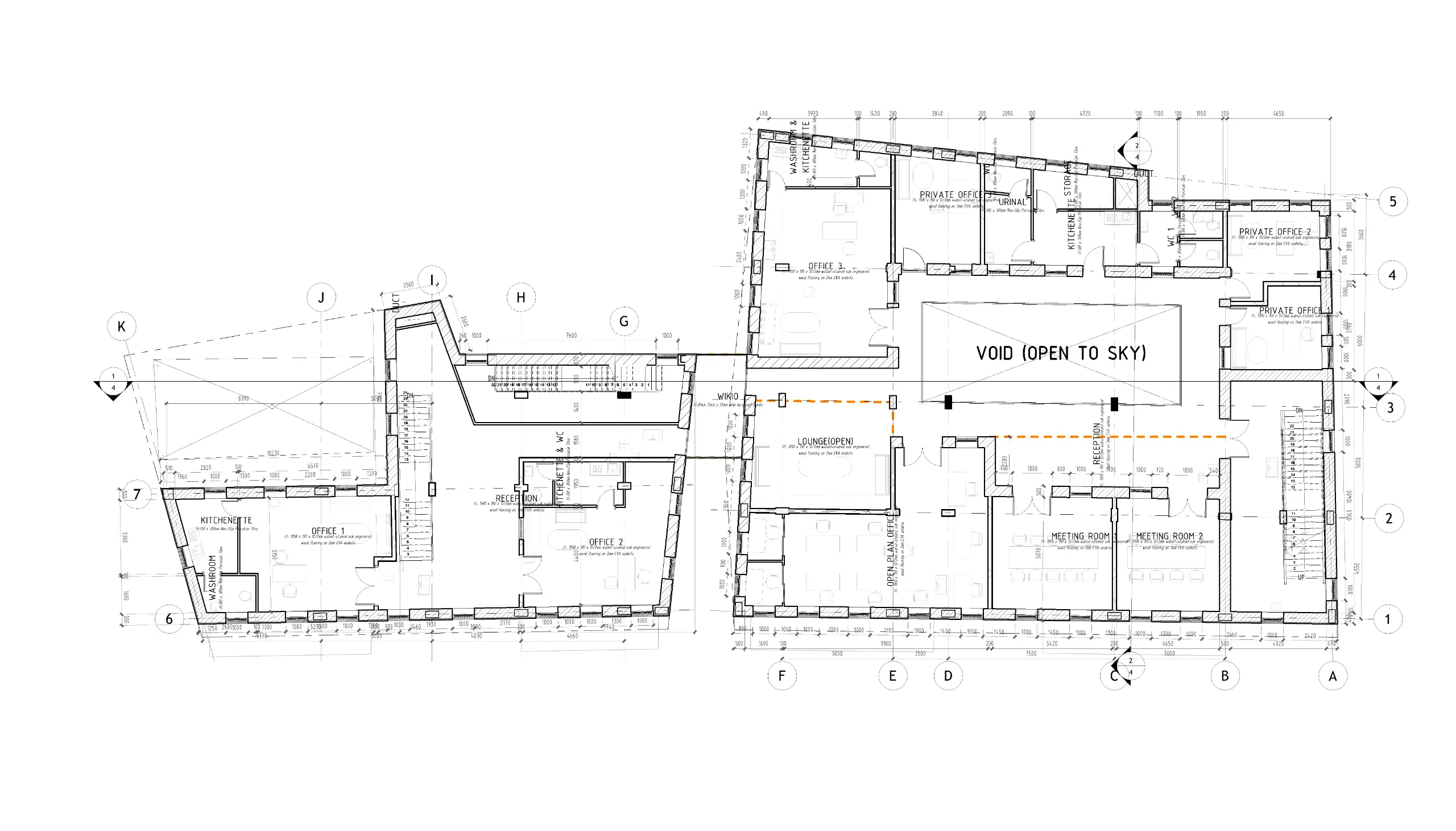 First floor plan — Mombasa Old Town Swahili Conservation, Old Town Mombasa