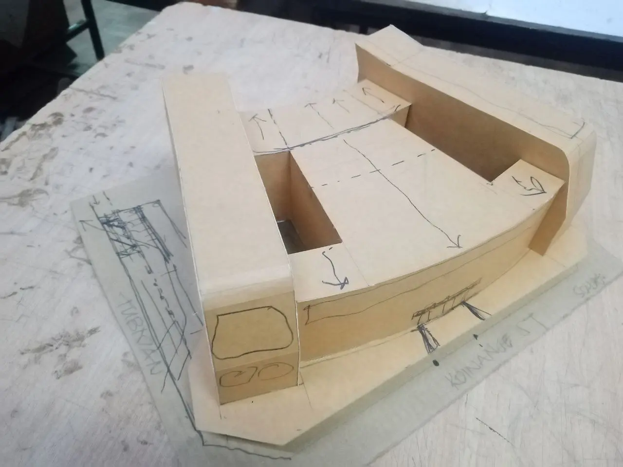 Design of roof form — City Market Performing Arts Centre, City Market, Nairobi CBD