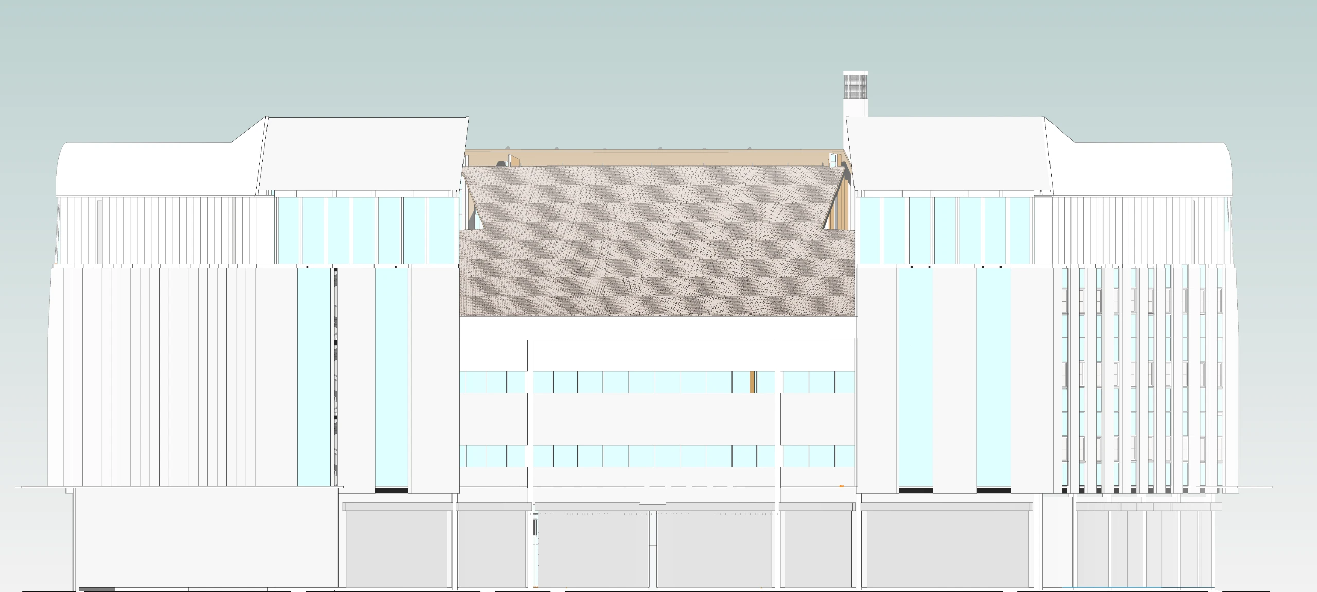 Rear Elevation — City Market Performing Arts Centre, City Market, Nairobi CBD
