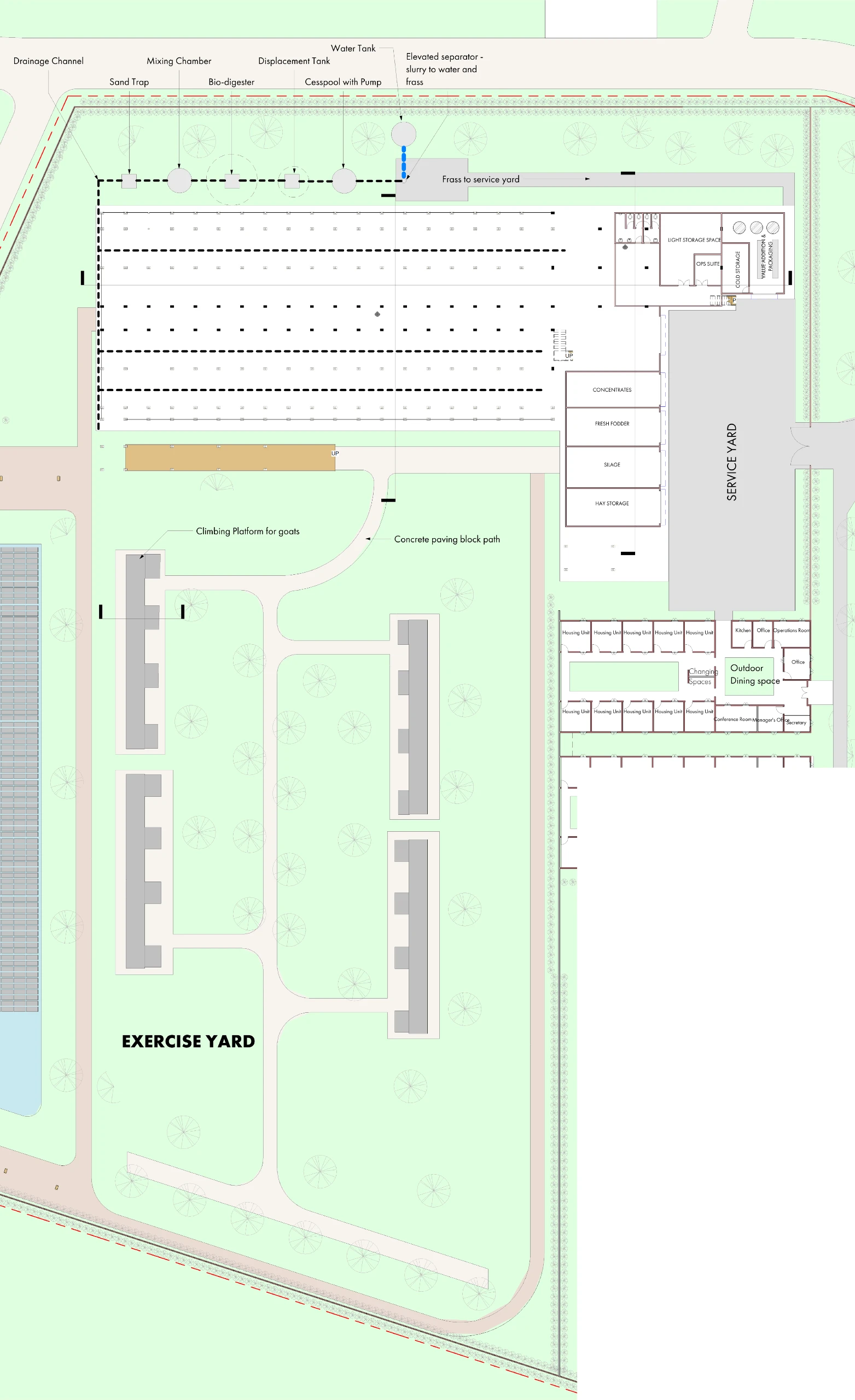 Ground Floor Layout — Livestock Production Centre, Chepalungu Constituency, Bomet County