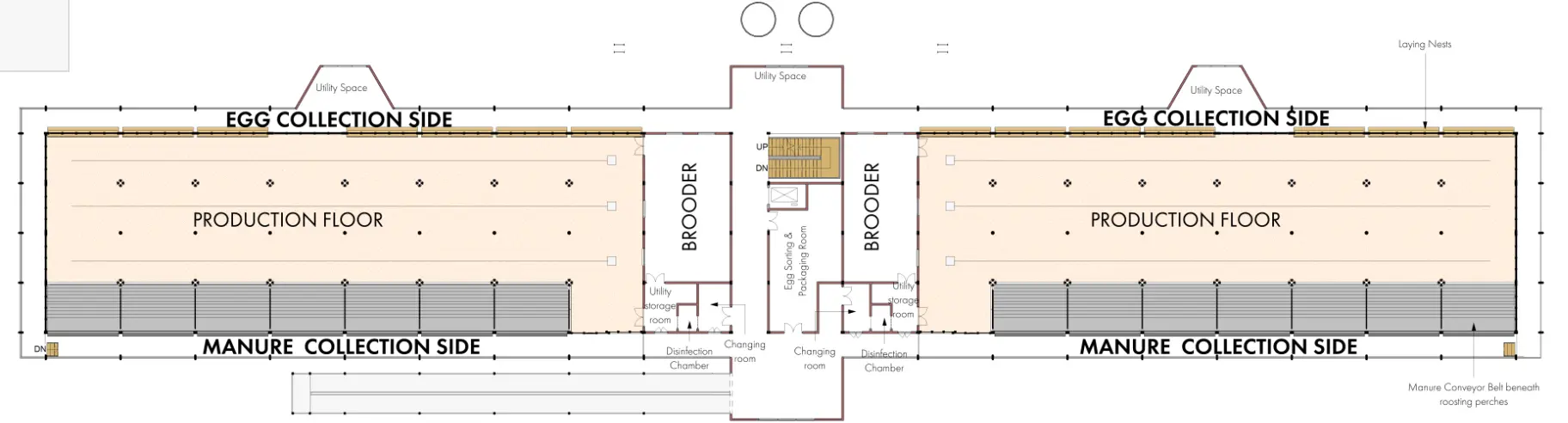 First Floor plan — Livestock Production Centre, Chepalungu Constituency, Bomet County