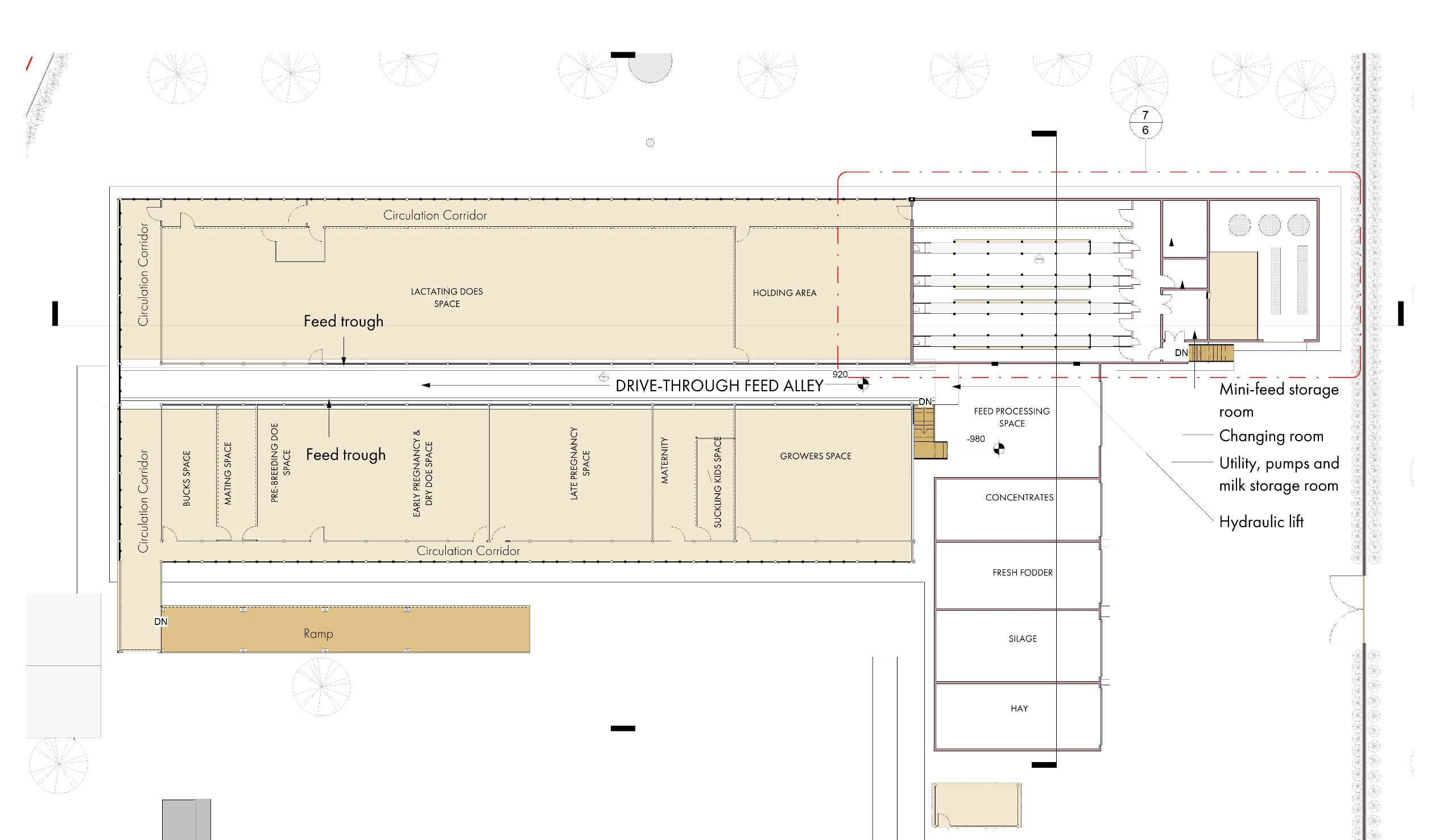First Floor Layout — Livestock Production Centre, Chepalungu Constituency, Bomet County