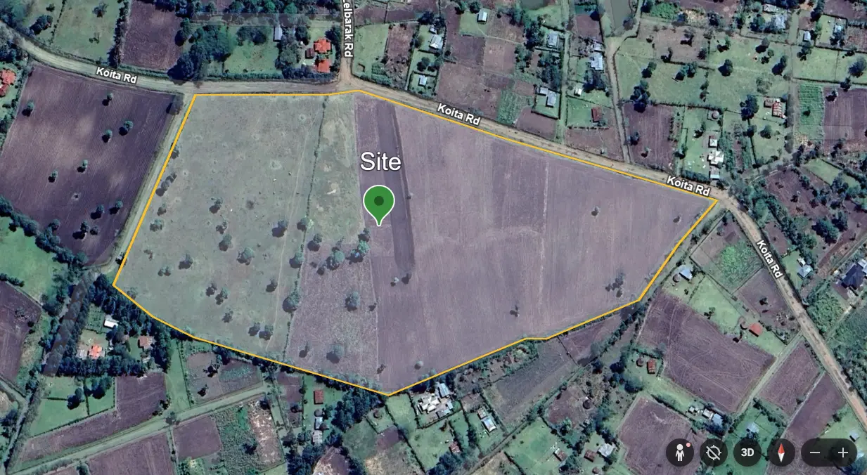 Project site - 11 acres — Livestock Production Centre, Chepalungu Constituency, Bomet County