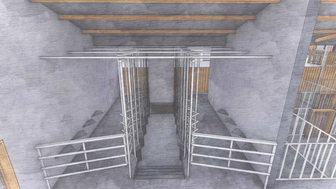 Dairy Cattle farm milking parlour — Livestock Production Centre, Chepalungu Constituency, Bomet County