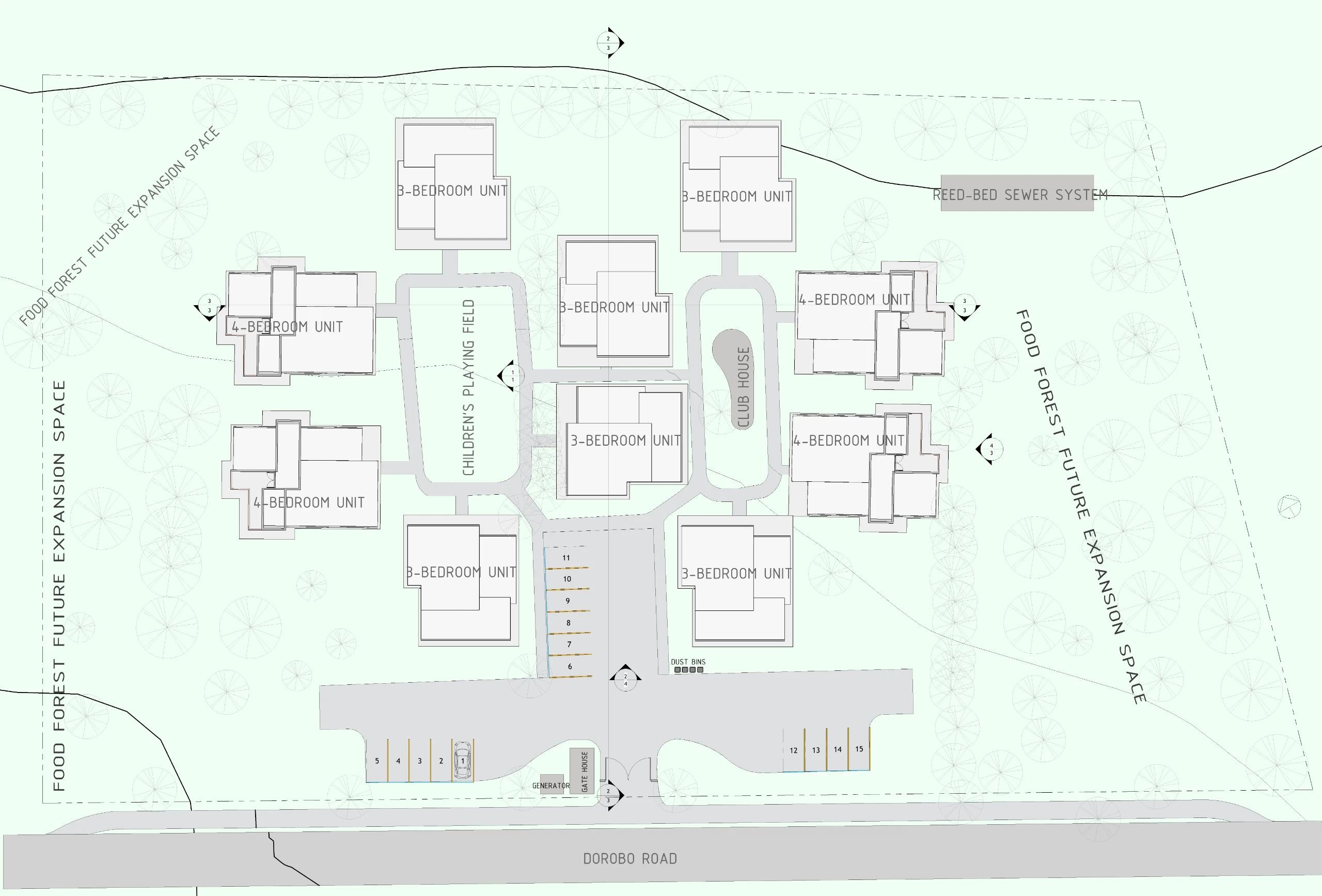 Master plan — Gated Residential Community, Mamlaka Road