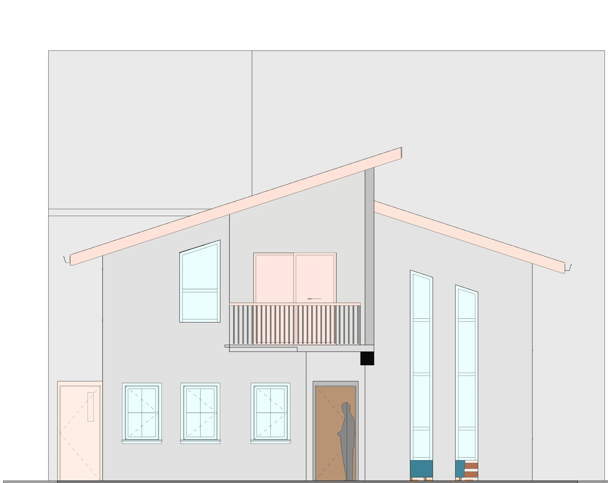 Front Elevation — Gated Residential Community, Mamlaka Road