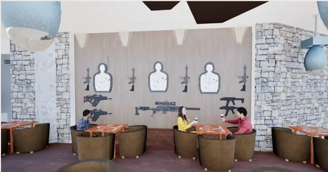 Feature wall view — Interior Remodeling - JKUAT Tower, Nairobi