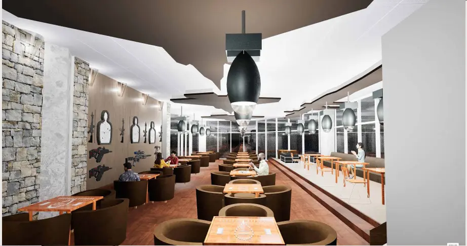 Restaurant view 1 — Interior Remodeling - JKUAT Tower, Nairobi