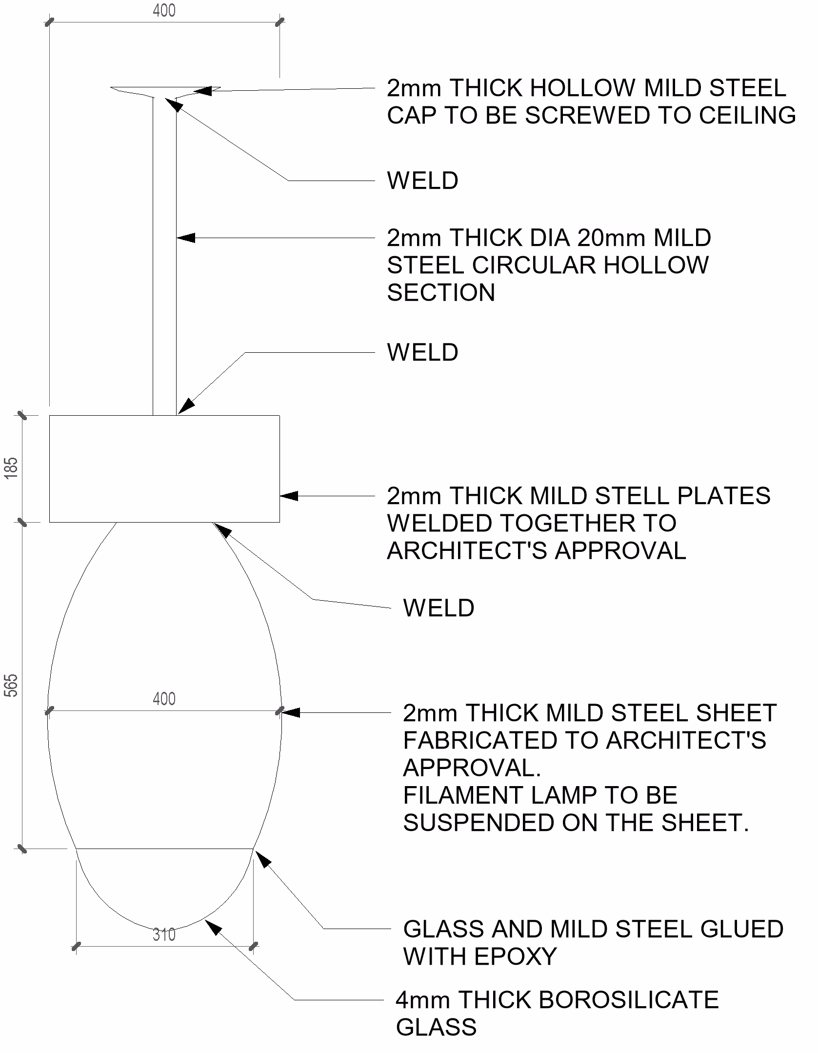 Lighting cowl design — Interior Remodeling - JKUAT Tower, Nairobi