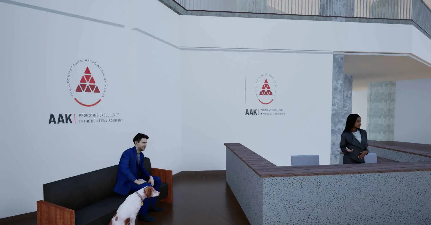 AAK lobby — Interior Remodeling - JKUAT Tower, Nairobi